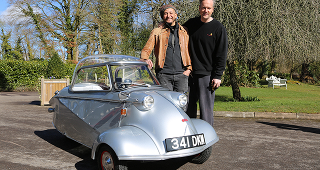 タンデム式の超小型車メッサーシュミットKR200 (原題: Messerschmitt KR200)の写真
