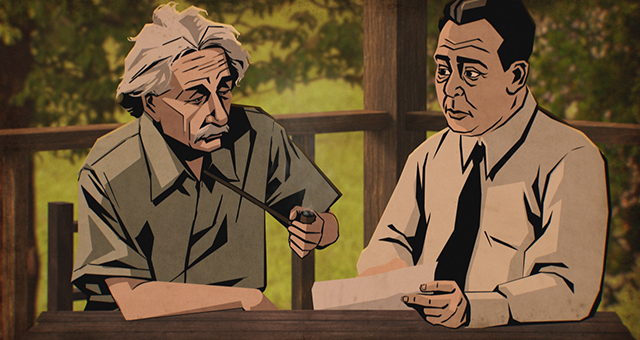 2個の原子の物語 (原題: A Tale of Two Atoms)の写真