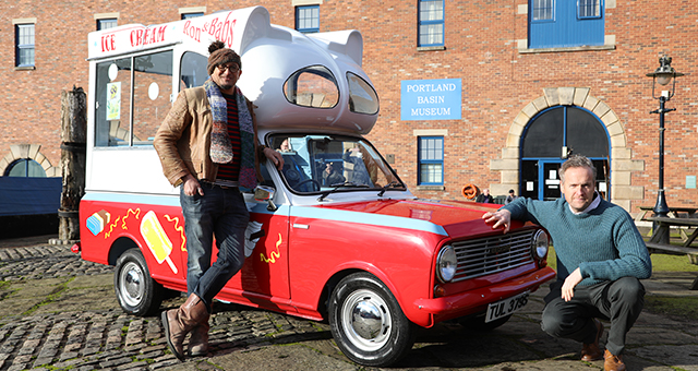 アイスクリームを売るベッドフォード・HA (原題: Beford Ice Cream Van)の写真