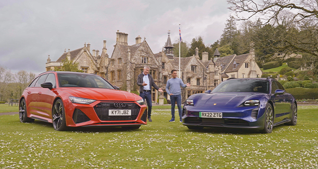 ポルシェ・タイカンGTS vs アウディRS6アバント (原題: Episode 1)の写真