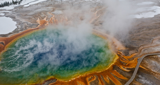 世界大自然紀行：イエローストーンの写真